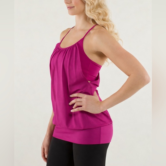 Lululemon No Limits Tank in Raspberry - Picture 1 of 5